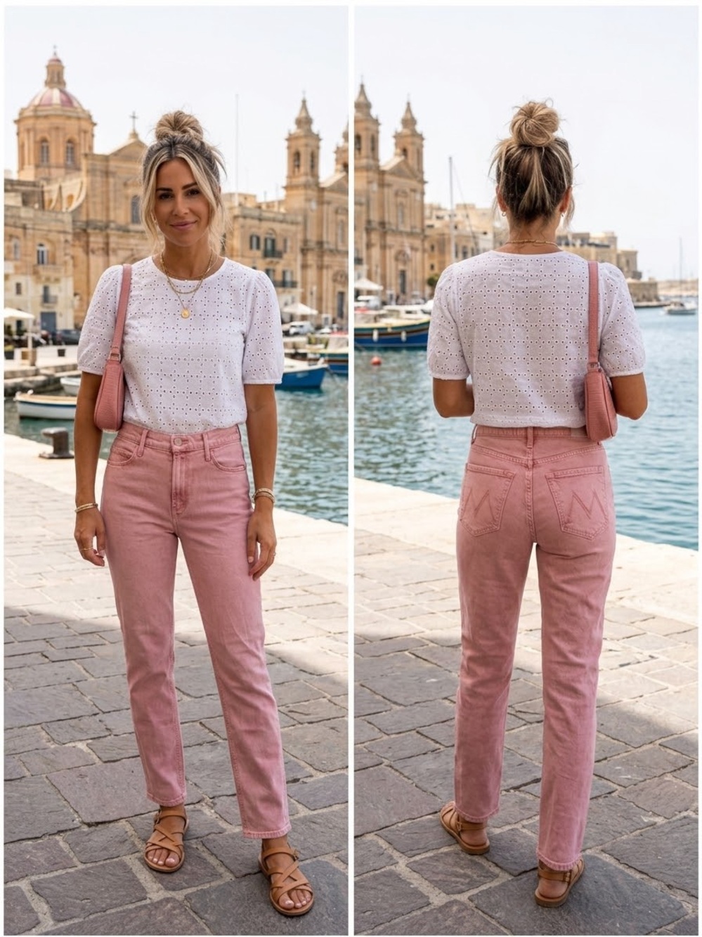 EUC Mother Superior Denim Dazzler Mid Rise size27 in twice as nice/sunset coral